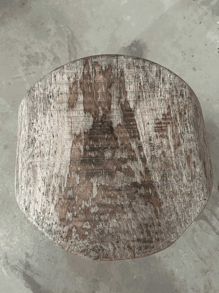 Tabouret industriel bois et métal, années 70-11.webp