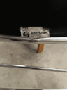 Chaise en chrome et tissu marron "SOUVIGNET"-1.webp