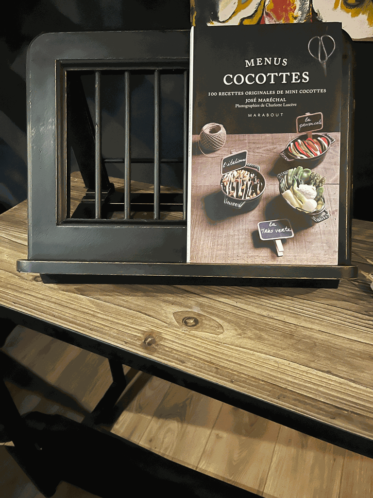 Repose livres en bois, noir-5.webp