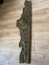 fronton en bois ,patine verte-4.webp