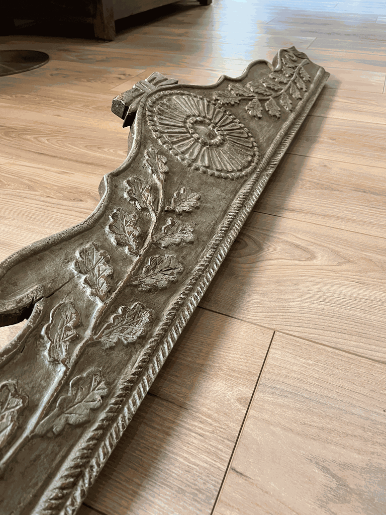 fronton en bois ,patine verte -5.webp