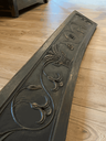 fronton en bois ,patine noire -4.webp