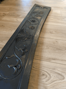 fronton en bois ,patine noire -3.webp