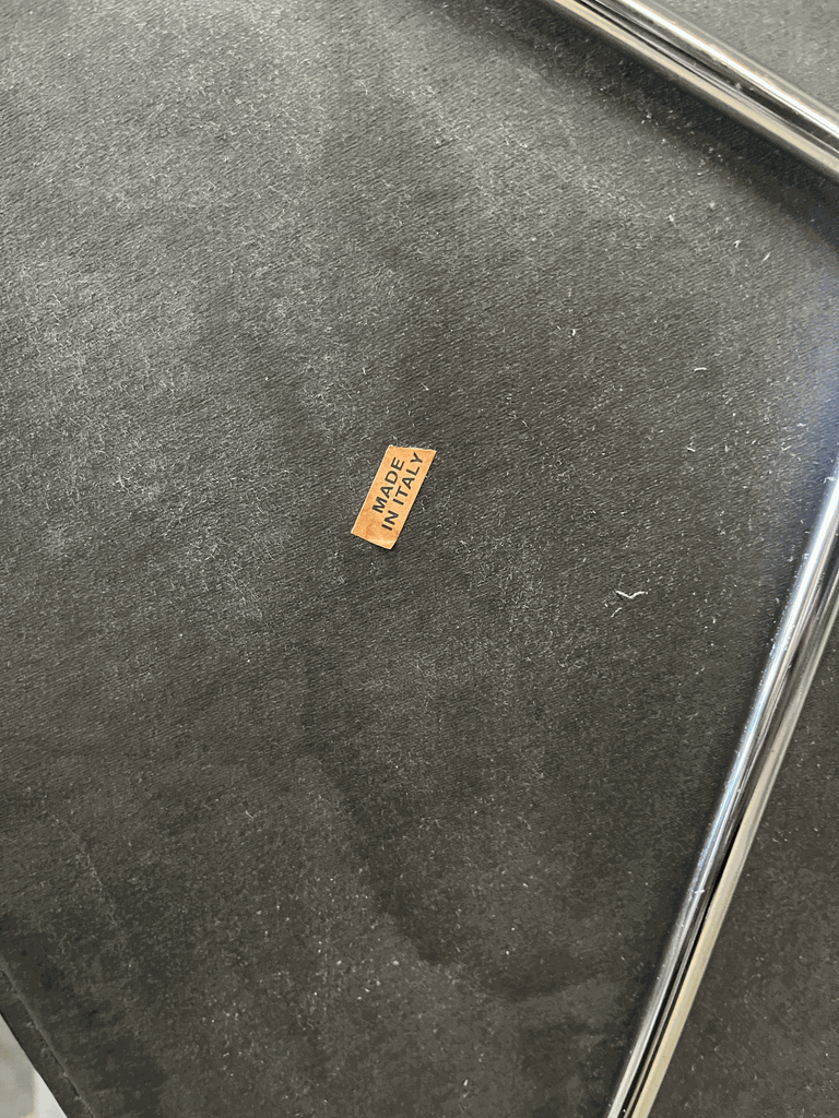 Chaise cantilever, CNASTRA chrome et noire, design ARRBEN, années 70-5.webp