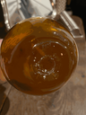 Vase marron orangé en verre soufflé, ambré torsadé signé BIOT-2.webp