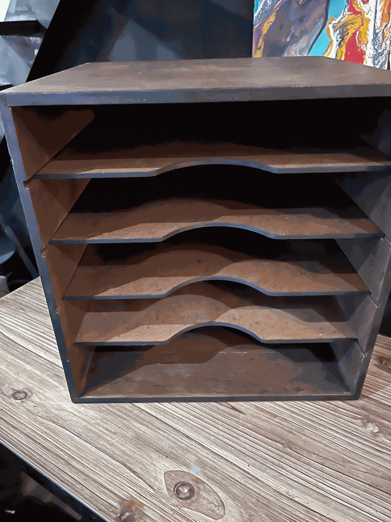 Meuble à casiers, Classeur en bois-1.webp