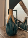vase en céramique bleu et marron,années 60-3.webp