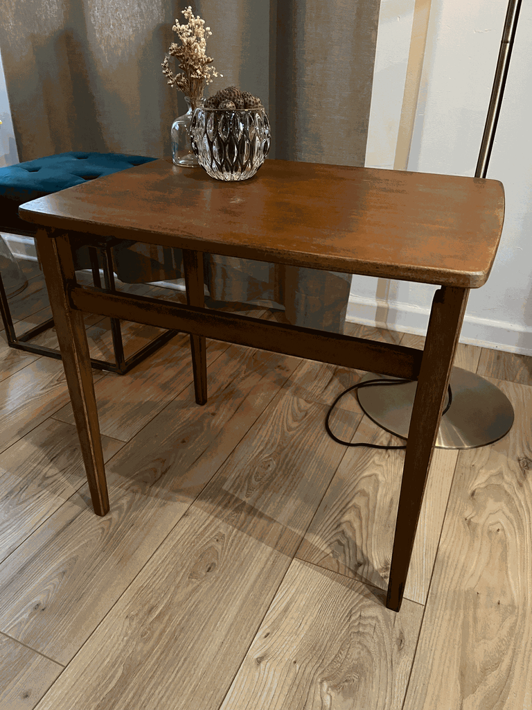 petite table d'appoint,esprit scandinave,pieds compas,rénovée-3.webp