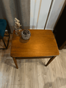 petite table d'appoint en bois,esprit scandinave,pieds compas,rénovée-1.webp