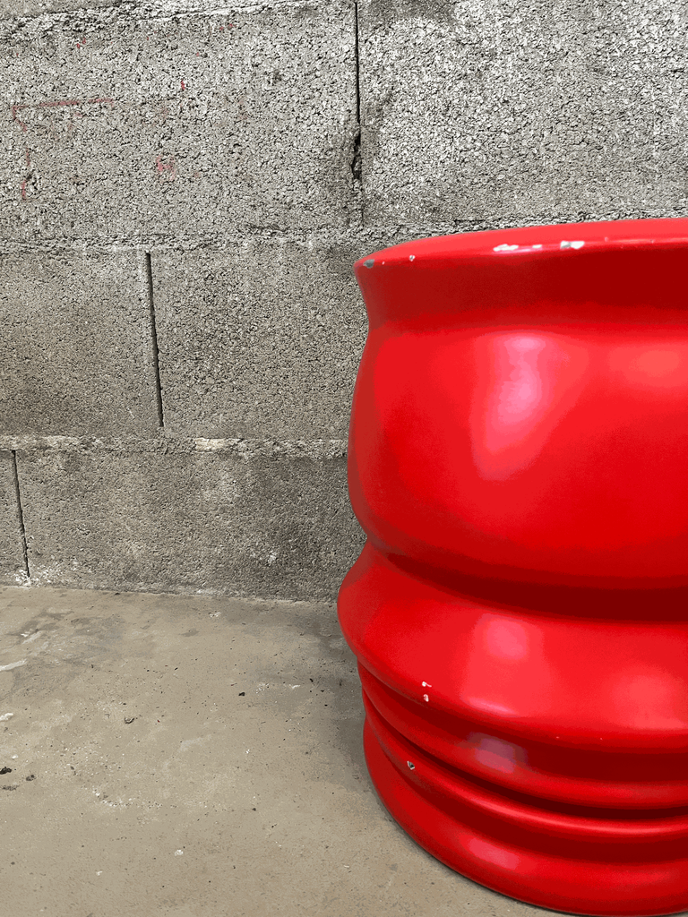 Tabouret fibre de verre, "RADL" modèle RAY de Claudio COLUCCI, année 1999-2.webp