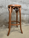 Tabouret de bar "BAUMANN" en bois.webp