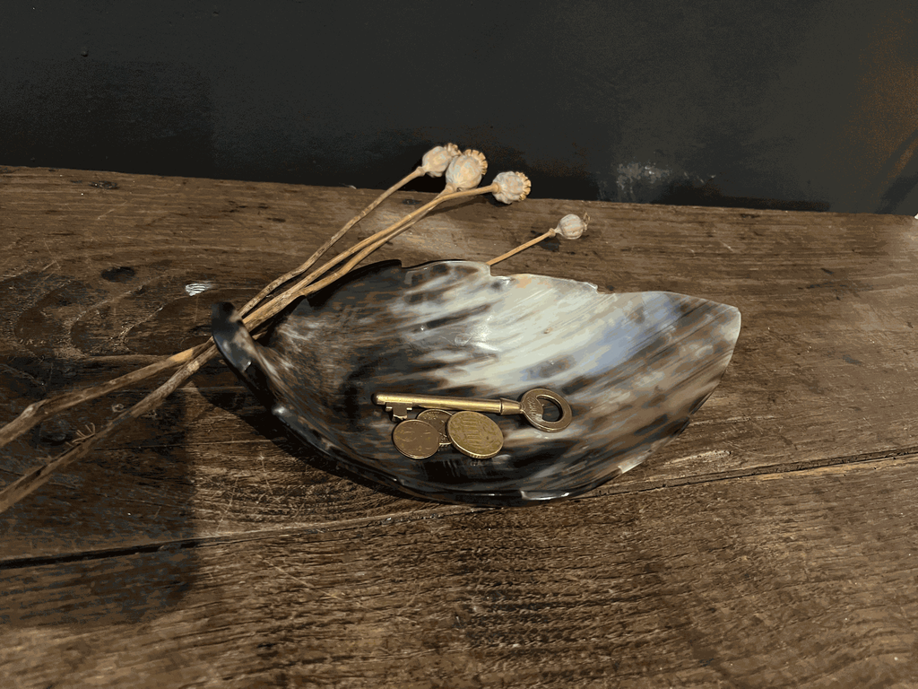 coupelle ,vide-poche en corne en forme de feuille 4.webp