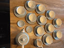 service à thé "villeroy&Boch",vert eau et blanc,années 50-3.webp