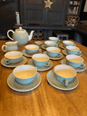 service à thé "villeroy&Boch",vert eau et blanc ,années 50-1.webp