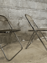 Chaise en plexiglas pliante, designer GIANCARLOPIRETTI pour CASTELLI, modèle PLIA-5.webp