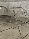 Chaise en plexiglas pliante, designer GIANCARLOPIRETTI pour CASTELLI, modèle PLIA.webp