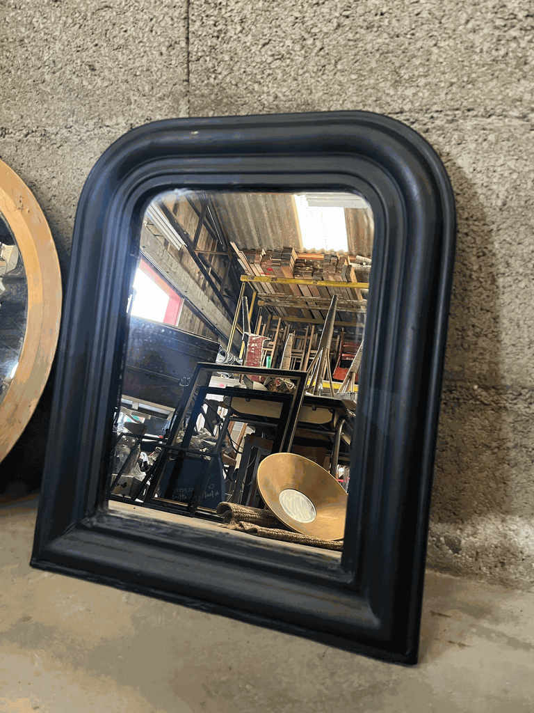Miroir style Louis Philippe, noir.webp