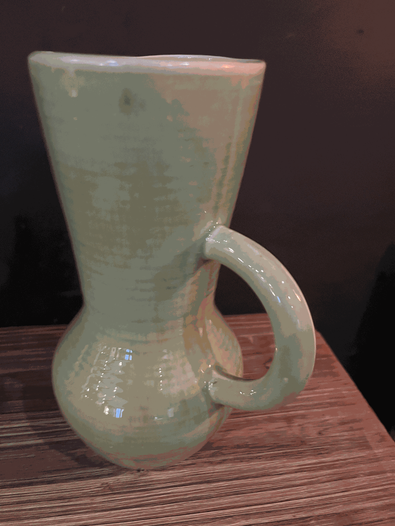 Vase, Pichet en céramique vert clair-3.webp