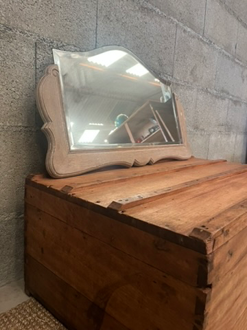 Miroir ancien, art déco, années 50-3.webp