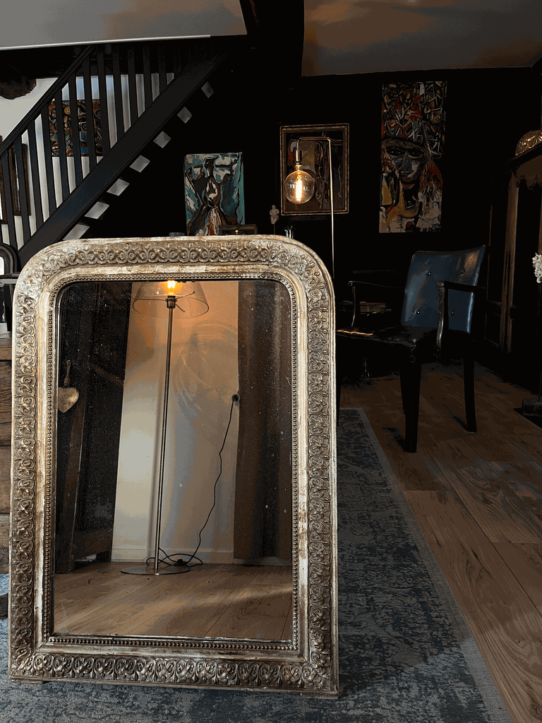 miroir louis philippe rénové,patiné-7.webp