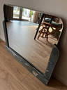 Miroir en bois rénové