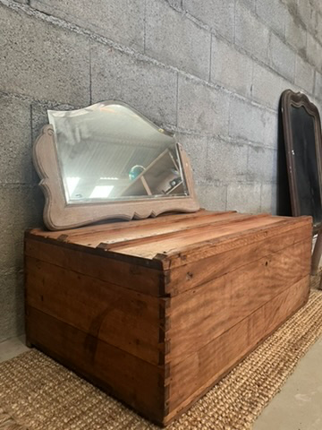 Miroir en bois, années 50
