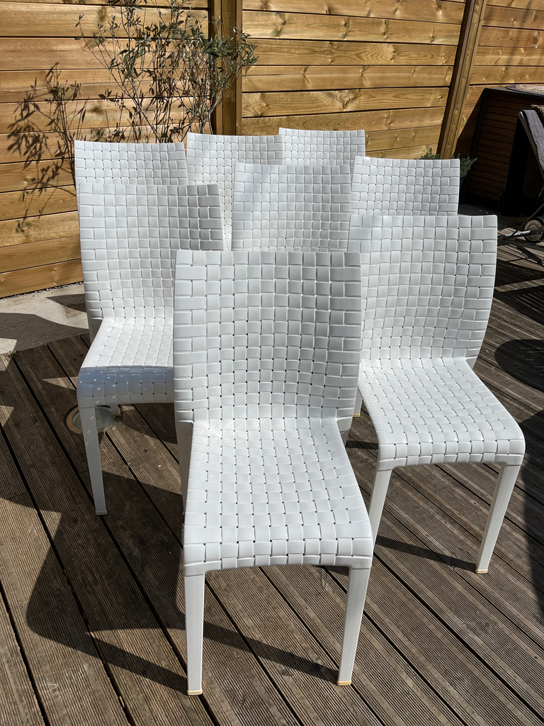 Chaise blanche 'Ami-Ami' Kartell