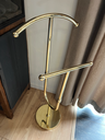 Serviteur en laiton, socle en marbre