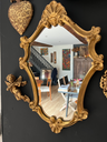 Miroir doré, style Louis XV