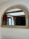 Miroir patiné, demi-lune