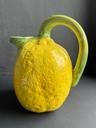 Pichet 'citron' en barbotine