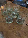 Lot de six verres à whisky
