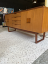 Enfilade mid-century en teck et formica