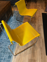 Fauteuil jaune modèle MONOPOLI