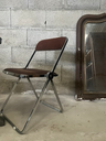 Chaise pliante italienne années 70