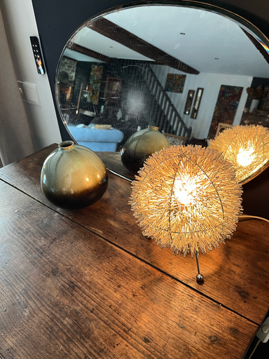 Lampe tripode métallique, années 70