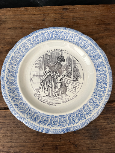 Assiette parlante 'Nos enfants'