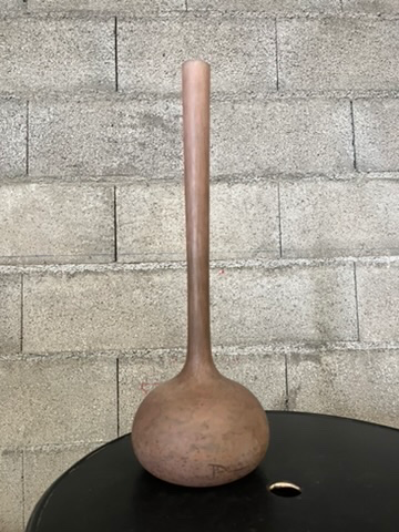 Vase berluze, en verre marmoréen