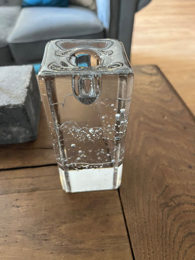 Bougeoir en verre, 'iittala arkipelago'