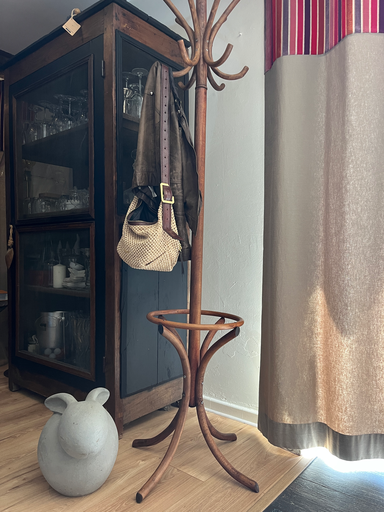 Perroquet en bois vintage