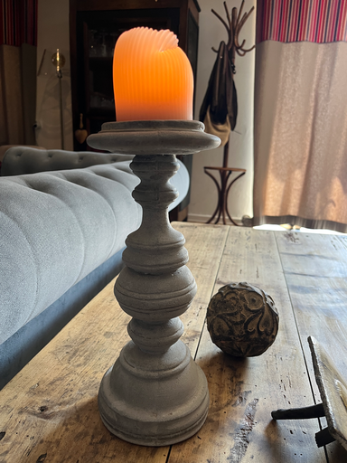 Chandelier en ciment