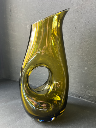 Carafe en verre fumé