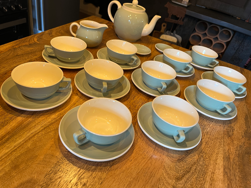 Service en porcelaine, modèle Biarritz de chez villeroy&boch, années 50