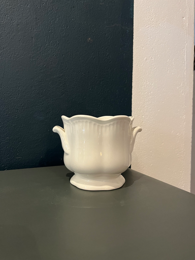 Vase en faïence blanche GIEN